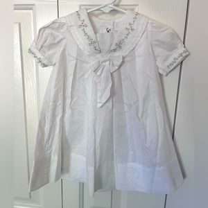 Formal dress with bow front 6-9 mo